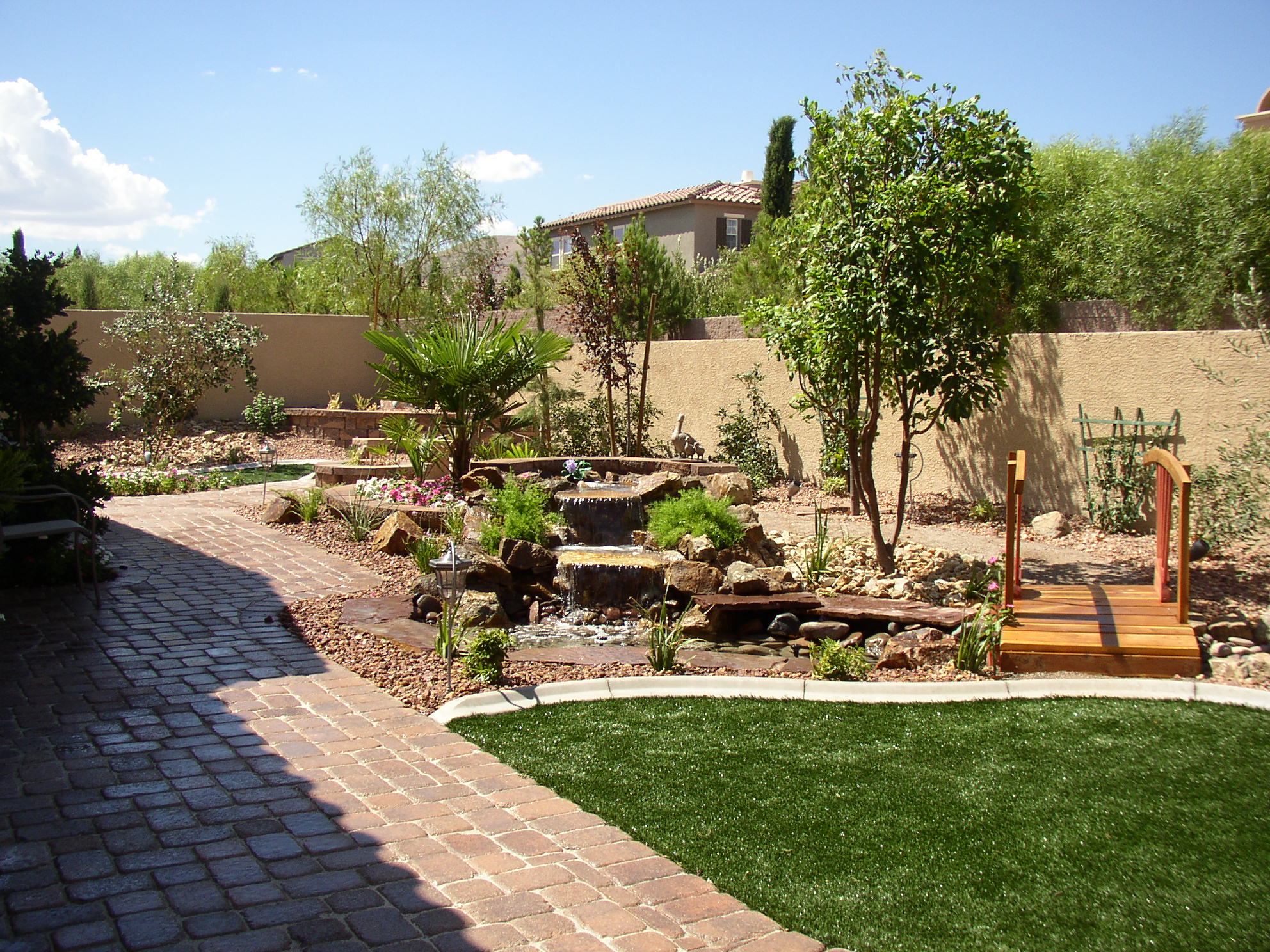 Complete yard transformation